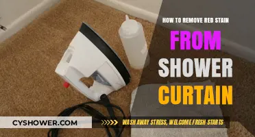 Effective Tips to Remove Red Stains from Your Shower Curtain