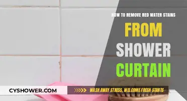 Effective Tips to Remove Red Water Stains from Shower Curtains