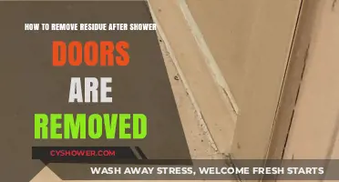 Effective Tips for Removing Residue After Shower Door Removal