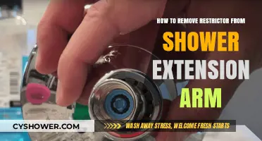 Easy Steps to Remove Restrictor from Shower Extension Arm