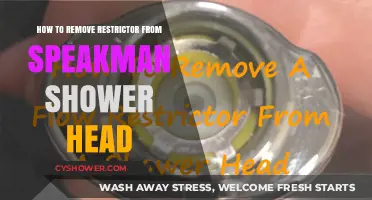 Efficiently Remove Restrictor from Speakman Shower Head: Step-by-Step Guide