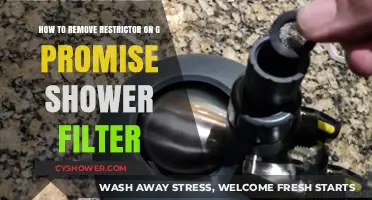 Quick Guide: Removing Restrictor from G Promise Shower Filter