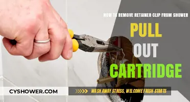Easy Steps to Remove Retainer Clip from Shower Pull-Out Cartridge