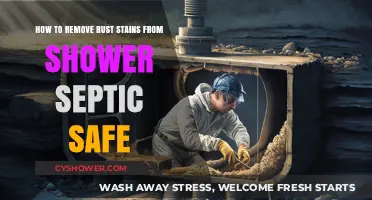 Septic-Safe Solutions: Removing Rust Stains from Your Shower Effectively