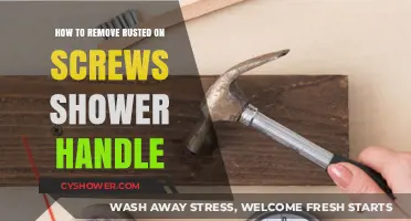 Efficiently Remove Rusted Shower Handle Screws: A Step-by-Step Guide