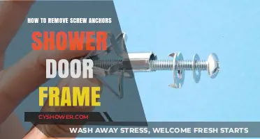 Easy Steps to Remove Screw Anchors from Shower Door Frames