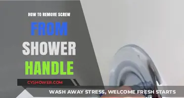 Easy Steps to Remove a Stuck Screw from Your Shower Handle