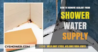 Effective Methods to Remove Sealant from Shower Water Supply