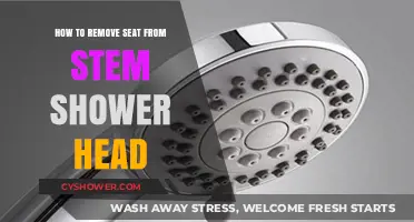Easy Steps to Remove Seat from Stem Shower Head