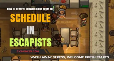 Escapists Guide: Removing Shower Block from Your Schedule Easily