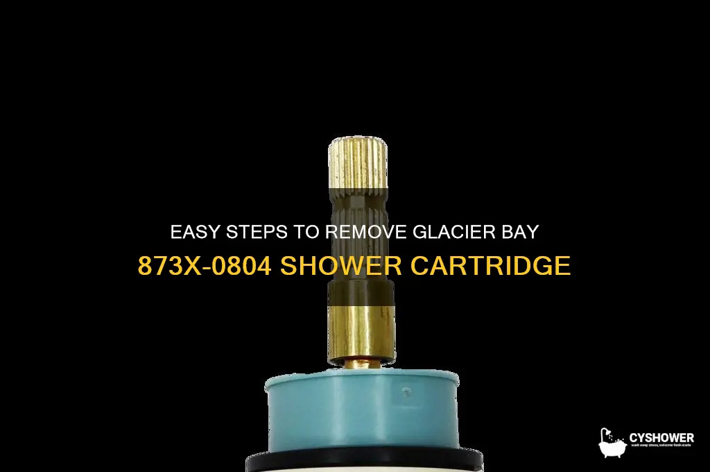 how to remove shower cartridge on glacier bay model 873x-0804
