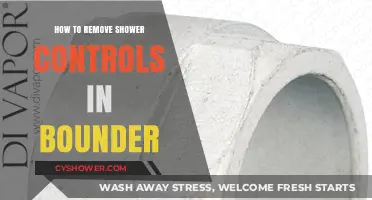 Easy Steps to Remove Shower Controls in Your Bounder RV