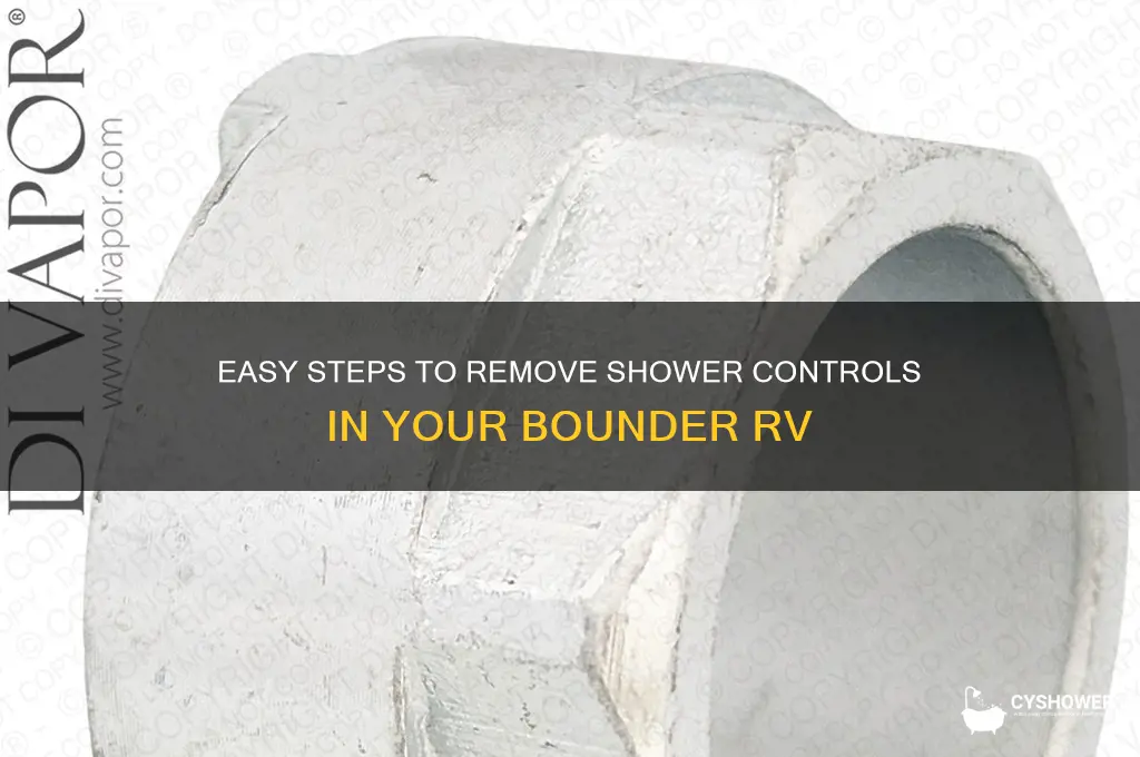how to remove shower controls in bounder