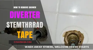 Easy Guide to Removing a Shower Diverter Stem with Thread Tape