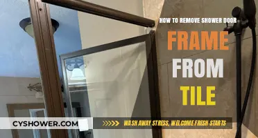 Easy Steps to Remove Shower Door Frame from Tile Safely