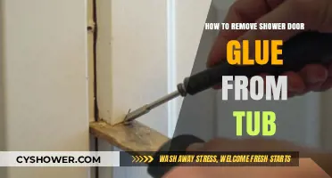 Effective Ways to Remove Shower Door Glue from Your Bathtub