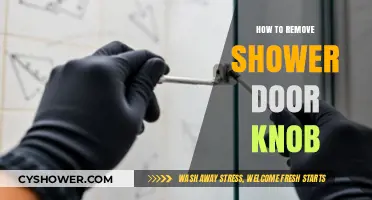 Easy Steps to Remove Your Shower Door Knob Without Damage