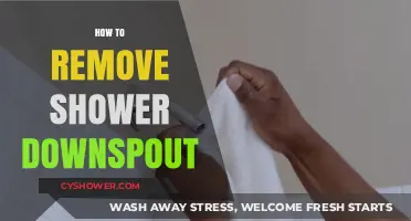Easy Steps to Remove a Shower Downspout Without Damage