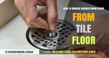 Easy Steps to Remove Shower Drain Cover from Tile Floor
