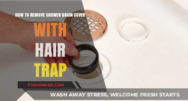 Easy Steps to Remove Shower Drain Cover with Hair Trap