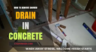 Removing a Shower Drain Embedded in Concrete: A Step-by-Step Guide