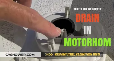 Easy Steps to Remove a Motorhome Shower Drain Yourself
