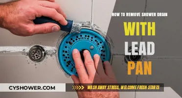 Removing a Shower Drain with a Lead Pan: Step-by-Step Guide