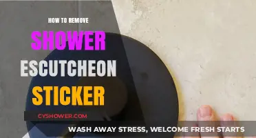Effortless Shower Escutcheon Sticker Removal: Quick DIY Guide for a Clean Look
