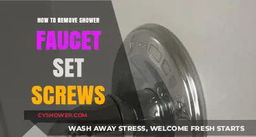 Easy Steps to Remove Shower Faucet Set Screws Successfully