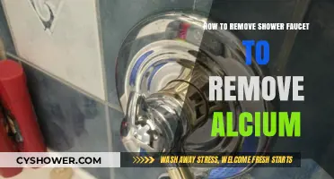 Easy Guide to Removing Shower Faucets for Calcium Buildup Removal