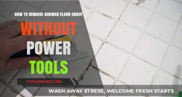 Handy Tips: Removing Shower Floor Grout Without Power Tools Easily
