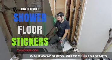 Easy Steps to Remove Shower Floor Stickers Without Damage