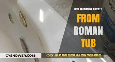Easy Steps to Remove a Shower from Your Roman Tub