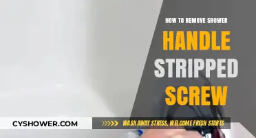 Fixing Stripped Shower Handle Screws: Quick DIY Removal Solutions