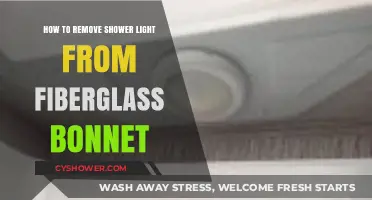 Easy Steps to Remove Shower Light from Fiberglass Bonnet Safely