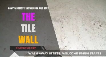 Removing Your Shower Pan While Preserving the Tile Wall: A Step-by-Step Guide