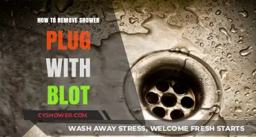 Easy DIY Guide: Removing a Shower Plug with a Bolt Effortlessly