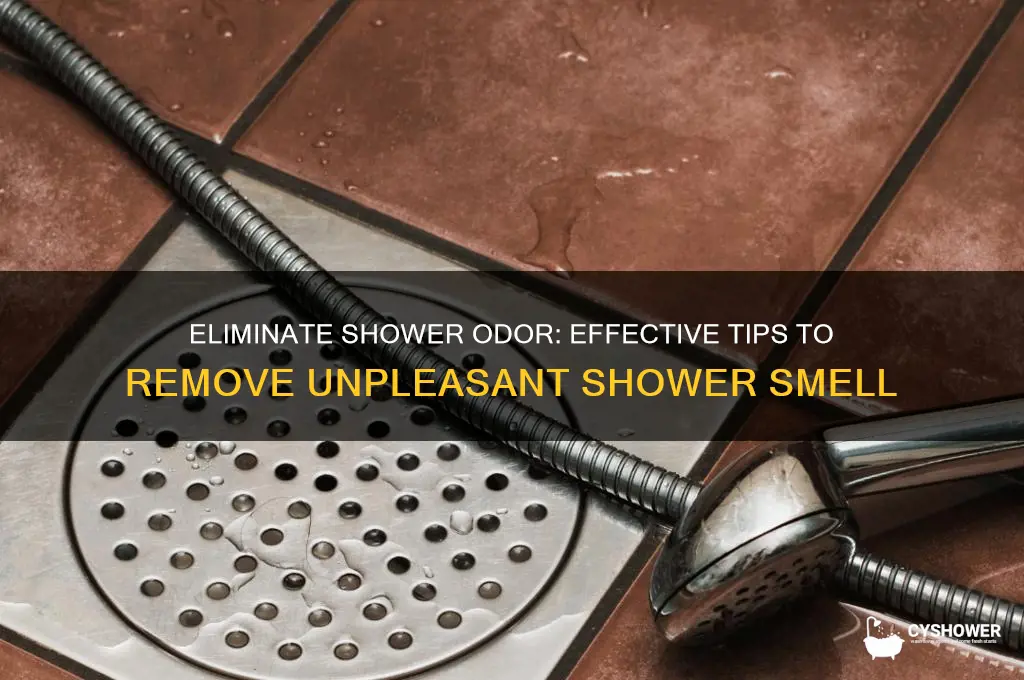 how to remove shower smell