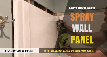 Easy Steps to Remove and Replace Shower Spray Wall Panels