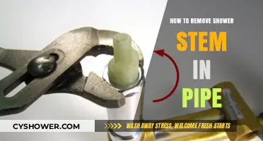 Easy Guide to Removing a Stuck Shower Stem from Pipes