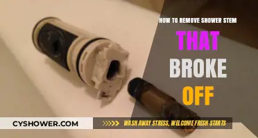 Fixing a Broken Shower Stem: Step-by-Step Removal Guide