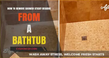 Effective Ways to Remove Shower Sticky Residue from Your Batu