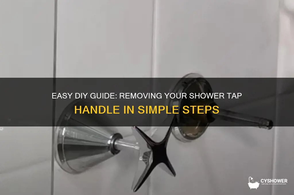 how to remove shower tap handle