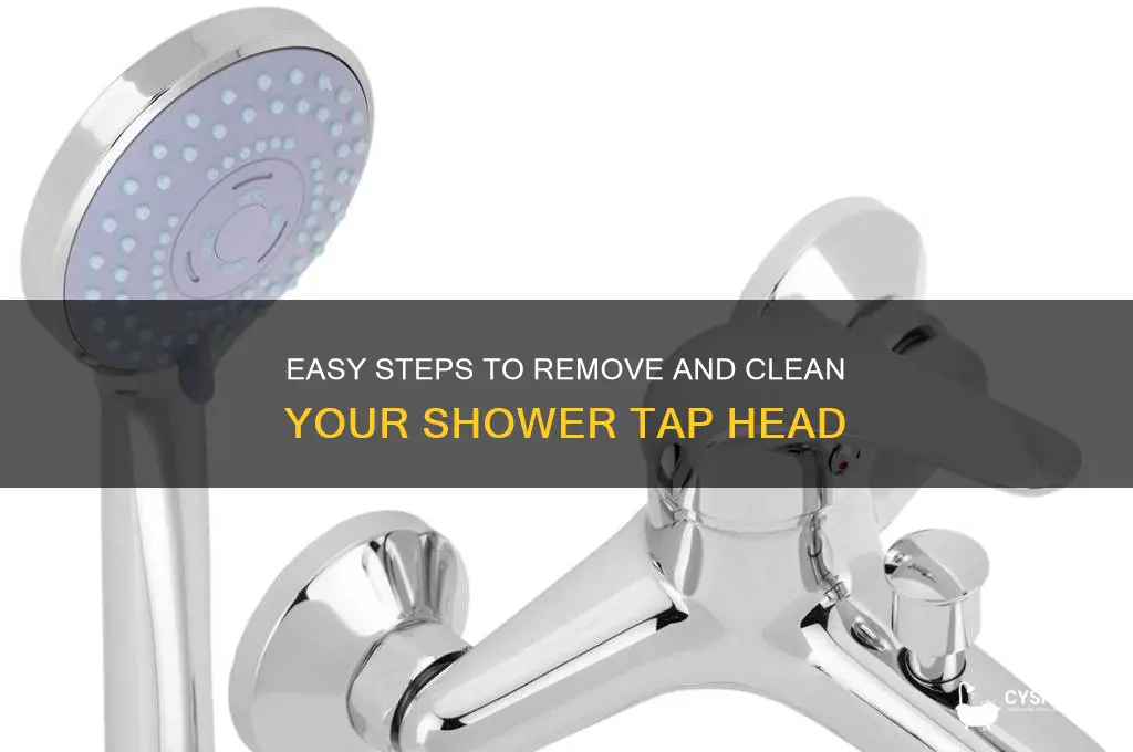 how to remove shower tap head