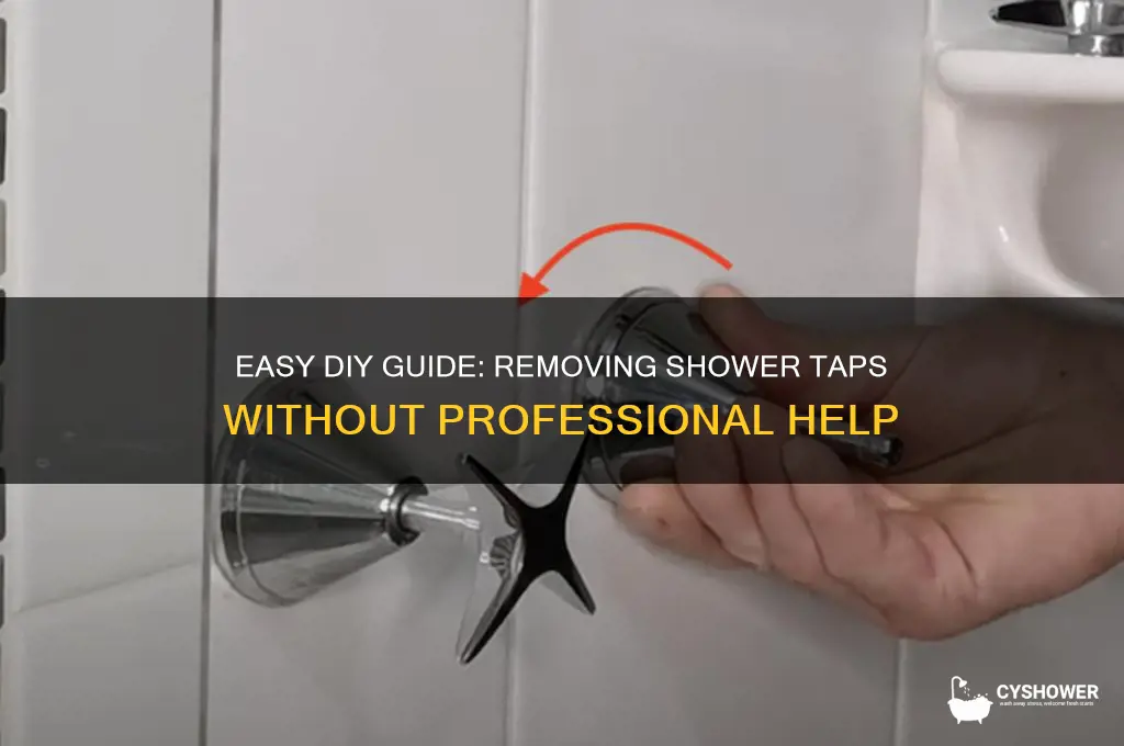 how to remove shower taps