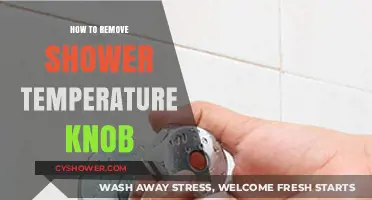 Easy Steps to Remove Your Shower Temperature Knob Safely