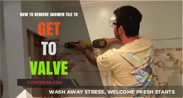 Step-by-Step Guide: Removing Shower Tile to Access Valve Easily
