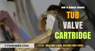 Easy Steps to Remove a Shower Tub Valve Cartridge