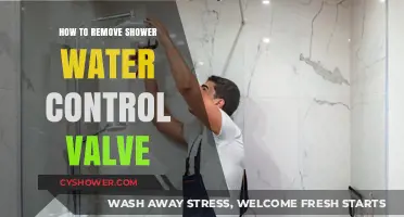 Easy Steps to Remove Your Shower Water Control Valve
