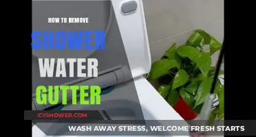 Easy Steps to Remove and Clean Your Shower Water Gutter